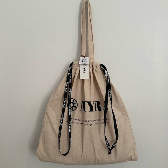 NWT Myra Bag SAGE WHISPER FRINGE LEATHER BAG IN BEIGE - Picture 6 of 14